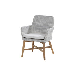 4 Seasons Outdoor | Tuinstoel Lisboa | Ice | Teak Poten